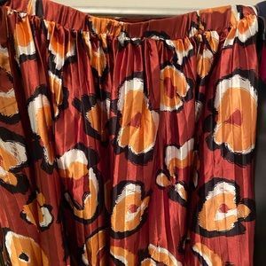 Pretty little thing rust leopard skirt